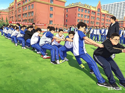 活力校园，趣味无限——莱西国开实验学校初中部2026春季趣味运动会